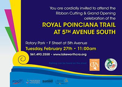 Lake Worth Royal Poinciana Trail Opening