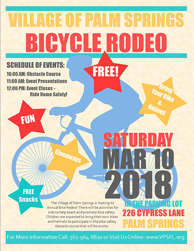 Palm Springs Bike Rodeo 3-10-2018