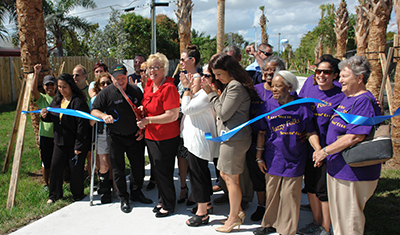 Lake Worth Royal Poinciana Trail Ribbon Cutting 2-27-2018